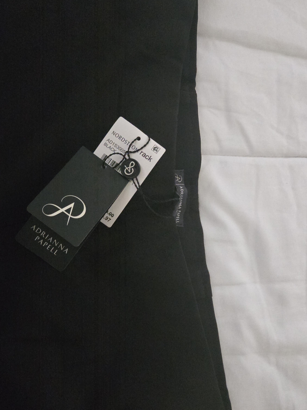 Adrianna Papell Men's Black Dress Trousers - Picture 3 of 4
